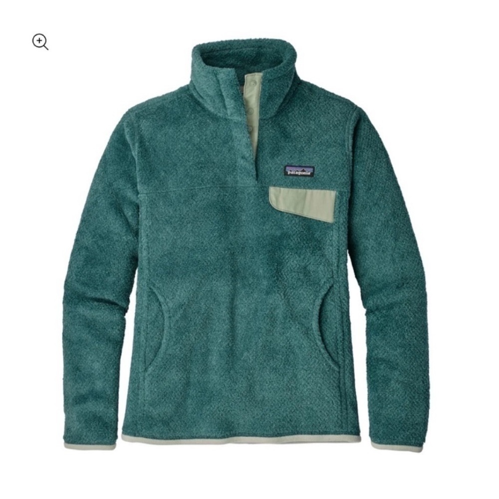 Patagonia Re-Tool Snap-T® Pullover in Tidal Teal - Beryl Green X-Dye